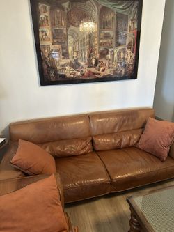 Violino Genuine Leather Couch Sofas