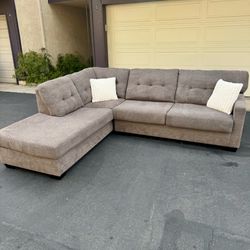 Gray Ashley Furniture Sectional Couch Sofa