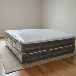QUEEN Size Mattress With Box Spring Set New Queen Size Mattress BED Set 
