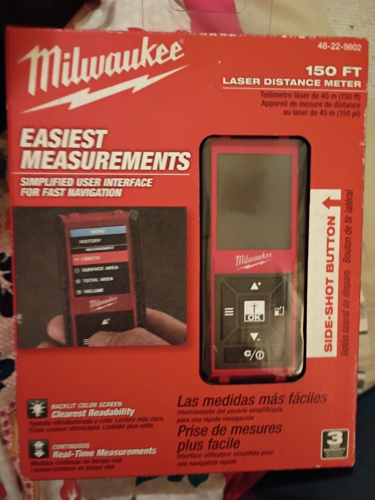 Milwaukee 150ft Laser Distance Meter