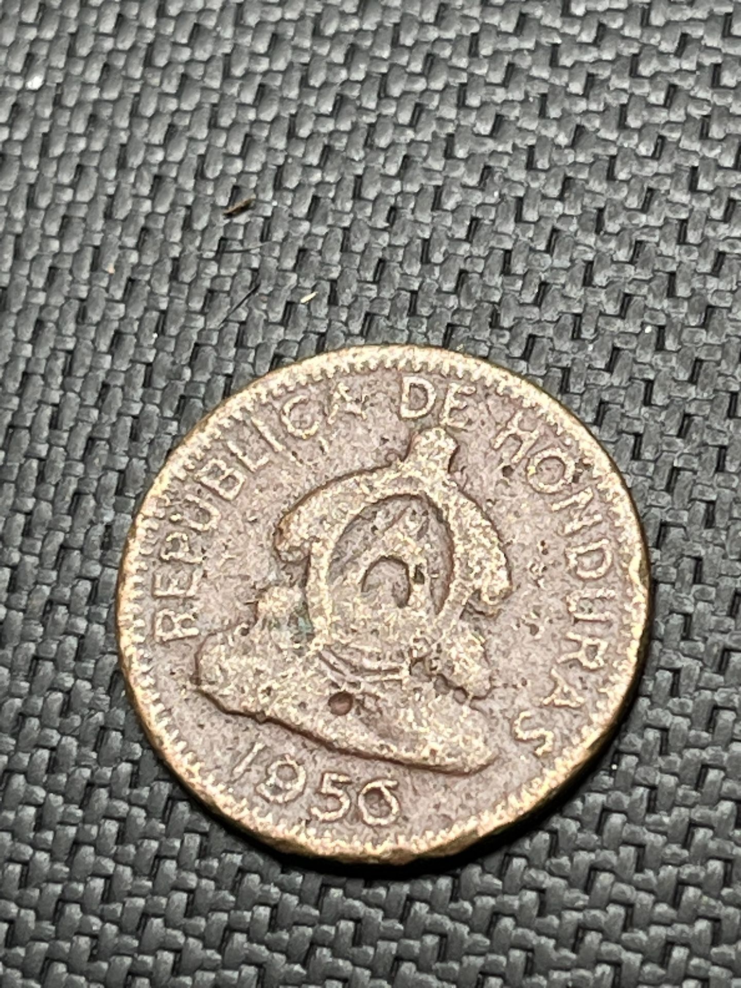 1950 Two Centavos Honduras Coin