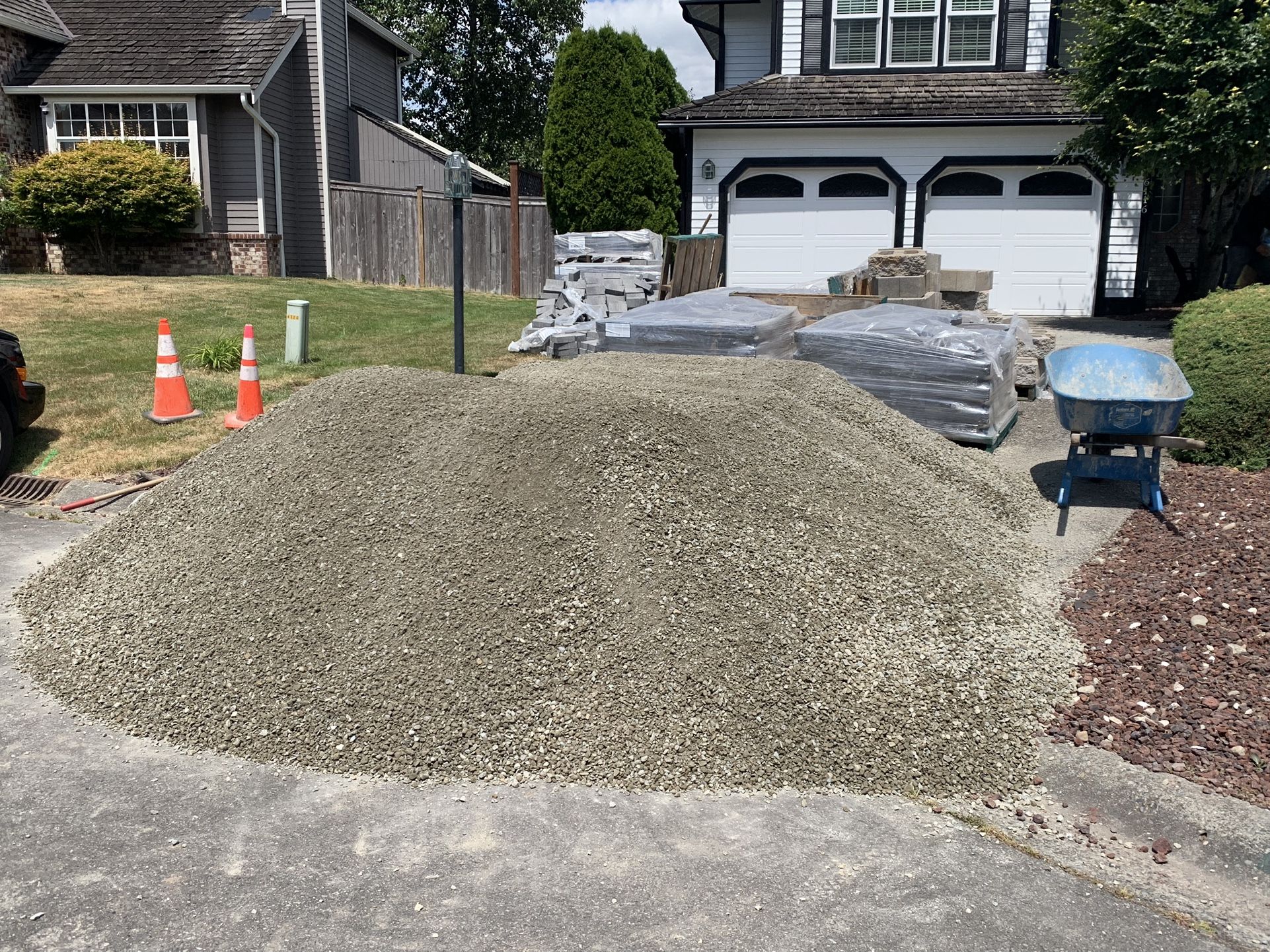 crushed rock / driveway gravel