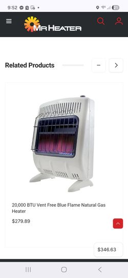Mr heater 30,000 btu NG or LG