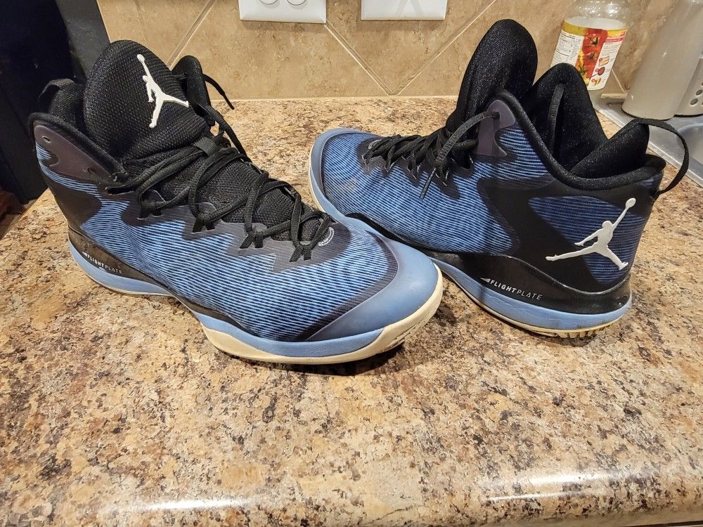 Nike Air Jordan Super fly Basketball Shoes Baby Blue - Main Image