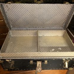 Vintage steamer trunk
