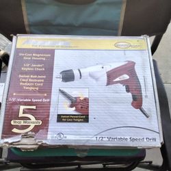 Drill 1/2" Corded   Plus 1/2"  Impact