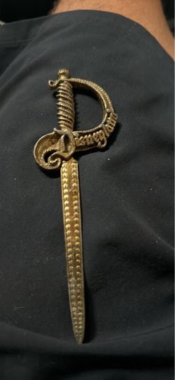 Disneyland Gold Sword Letter Opener