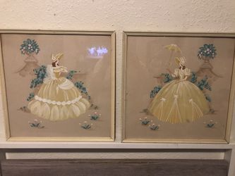 House of Baldwin Chicago original hand painted watercolors