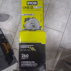 Ryobi Brushless 6 1/2 Track Saw Kit