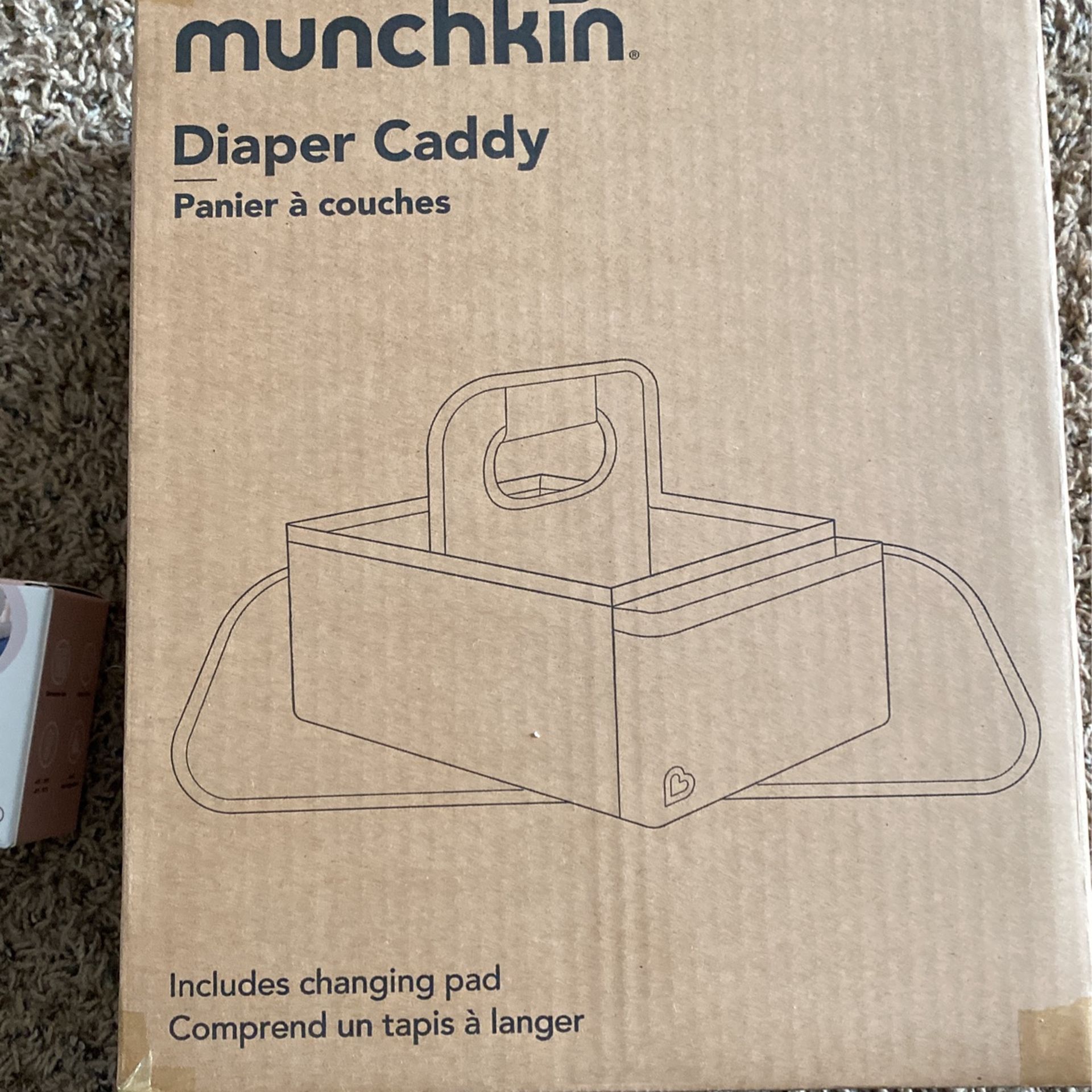 Munchkin Diaper Caddy/Flange Inserts For Breast Pump