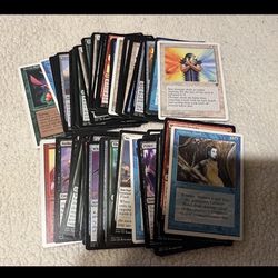 Magic The Gathering Vintage And On/ 90’s + Mtg Cards