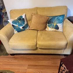 Yellow Love Seat