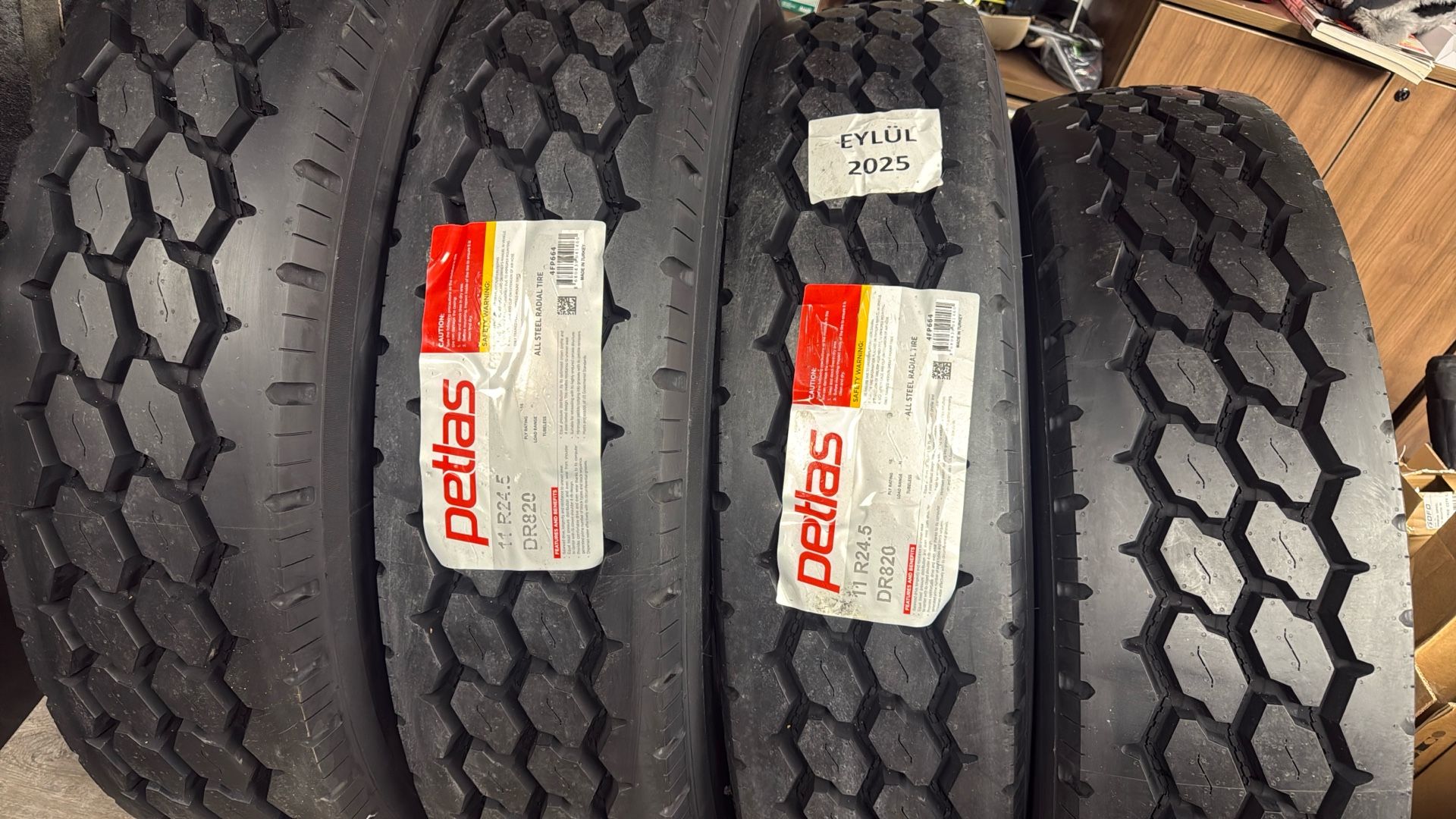 BRAND NEW PETLAS TIRES 11R 24.5 DR 820 $421 Each Tires