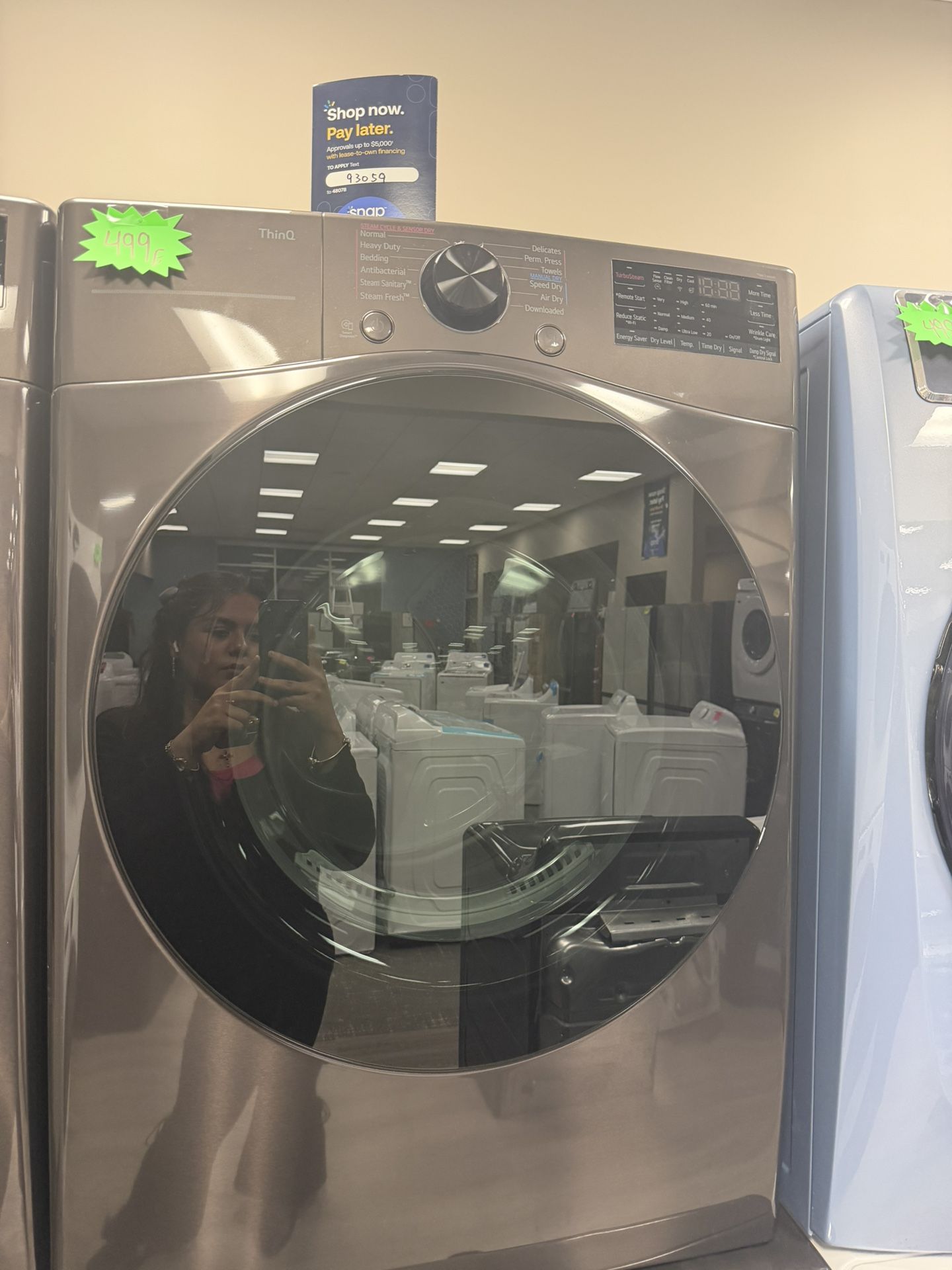 Lg Thin Q Electric Dryer 