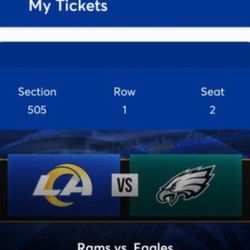 Los Angeles Rams VS Philadelphia Eagles 