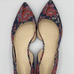 BRAND NEW- Nine West Floral Pointed Toe Saige D'Orsay Flats