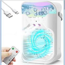 Portable air conditioner, four and one portable AC unit with remote