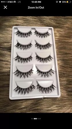 Wispy lashes