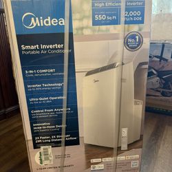 Midea Duo 14,000 BTU (12,000 BTU SACC)  Portable Air Conditioner -heater
