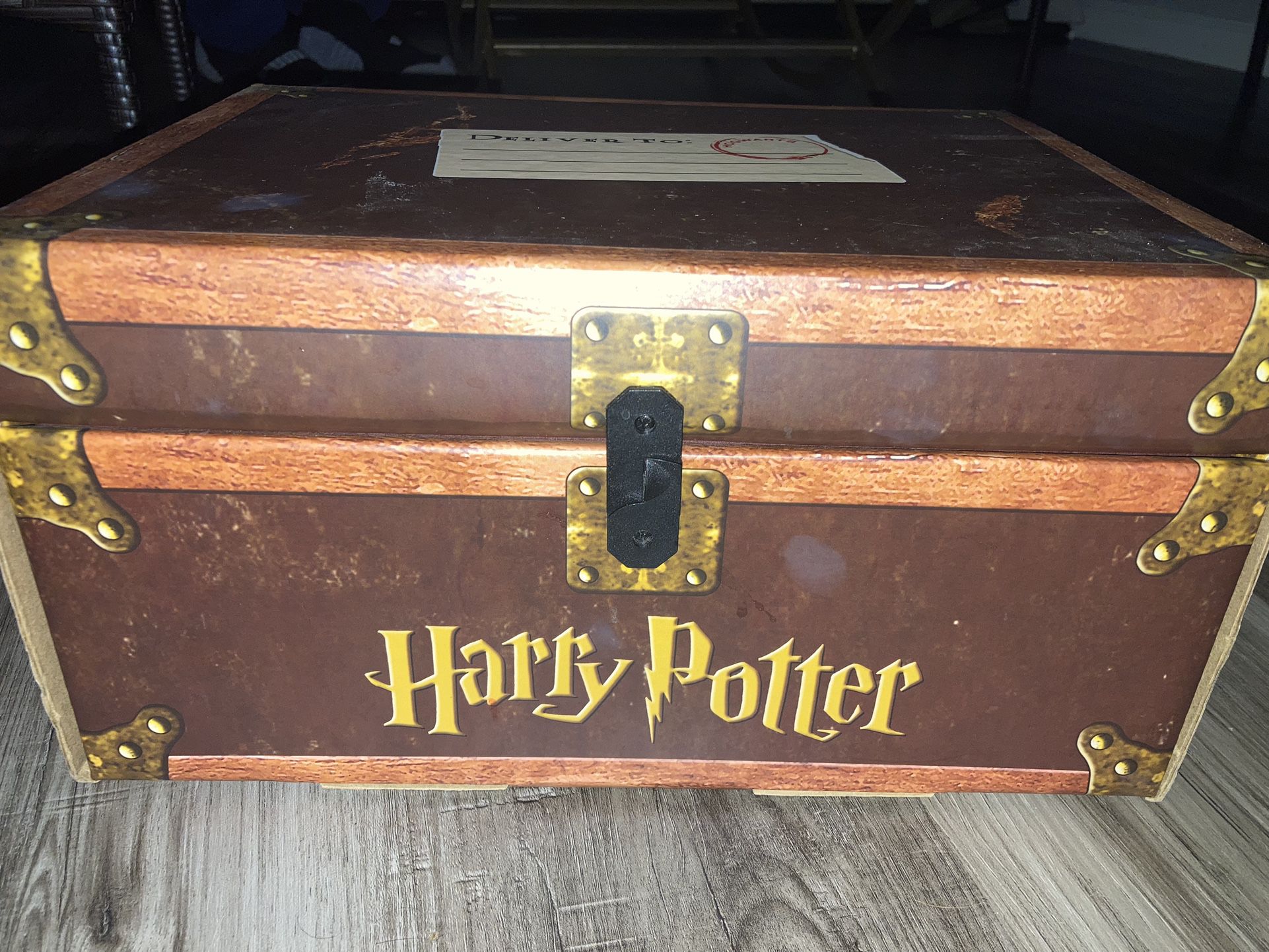 Harry Potter Hardcover edition with chest and stickers