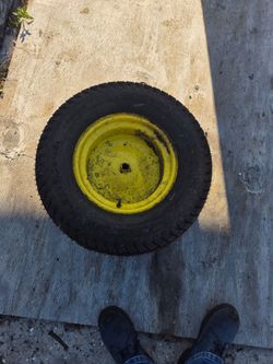 ((READ AD))((NEW TIRE))((ONE 23×9.5×12 REAR Johndeere Wheel)) Riding Mower