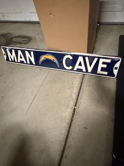 Chargers Man Cave Street Sign