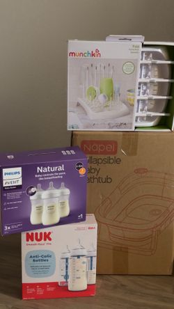 Baby bundle baby bath baby bottles