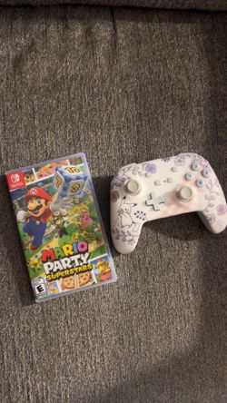 Mario party and pro controller
