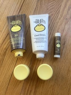 Sun bum Sunblock/Cool Down/Chapstick