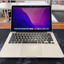 Apple MacBook Pro 13” Retina 3.1Ghz i7 16GB RAM 256GB SSD OS MONTEREY