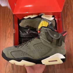 Jordan 6 olives x Travis Scott 