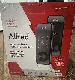 NEW Factory Sealed Alfred DB2S Smart Touchscreen Deadbolt Bluetooth RFID Lock - Black