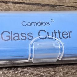 0.079-0.787 inch Glass Cutter and Glass Cutting Oil, Upgraded Glass Cutting Tool with Atomatic Oil Feed, Carbide Tipped Glass Cutter