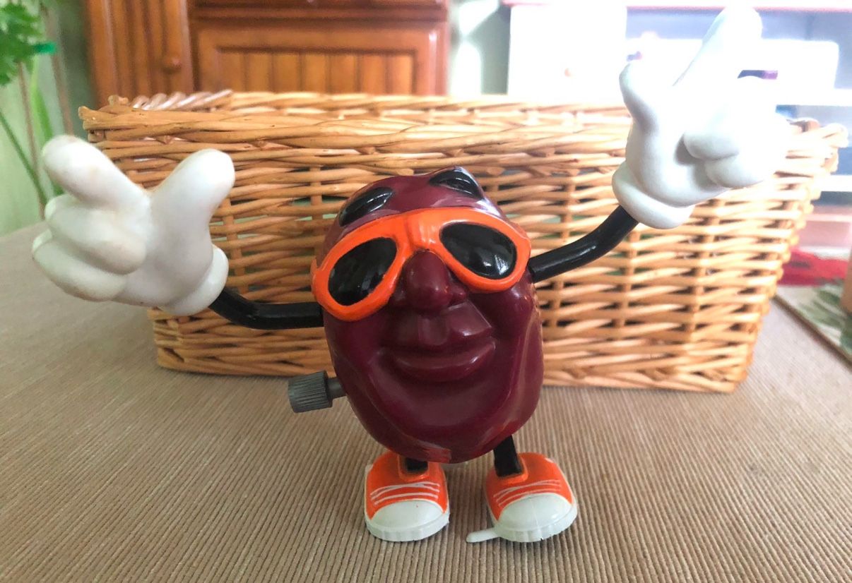 Applause California Raisins 3“ Wind Up Toy (working) 1988