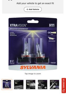 Sylvania XtraVision Headlight Bulb H11