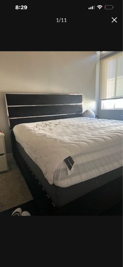 Black Velvet King Size bed frame