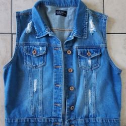 Junior Jean Vest. Size XL 