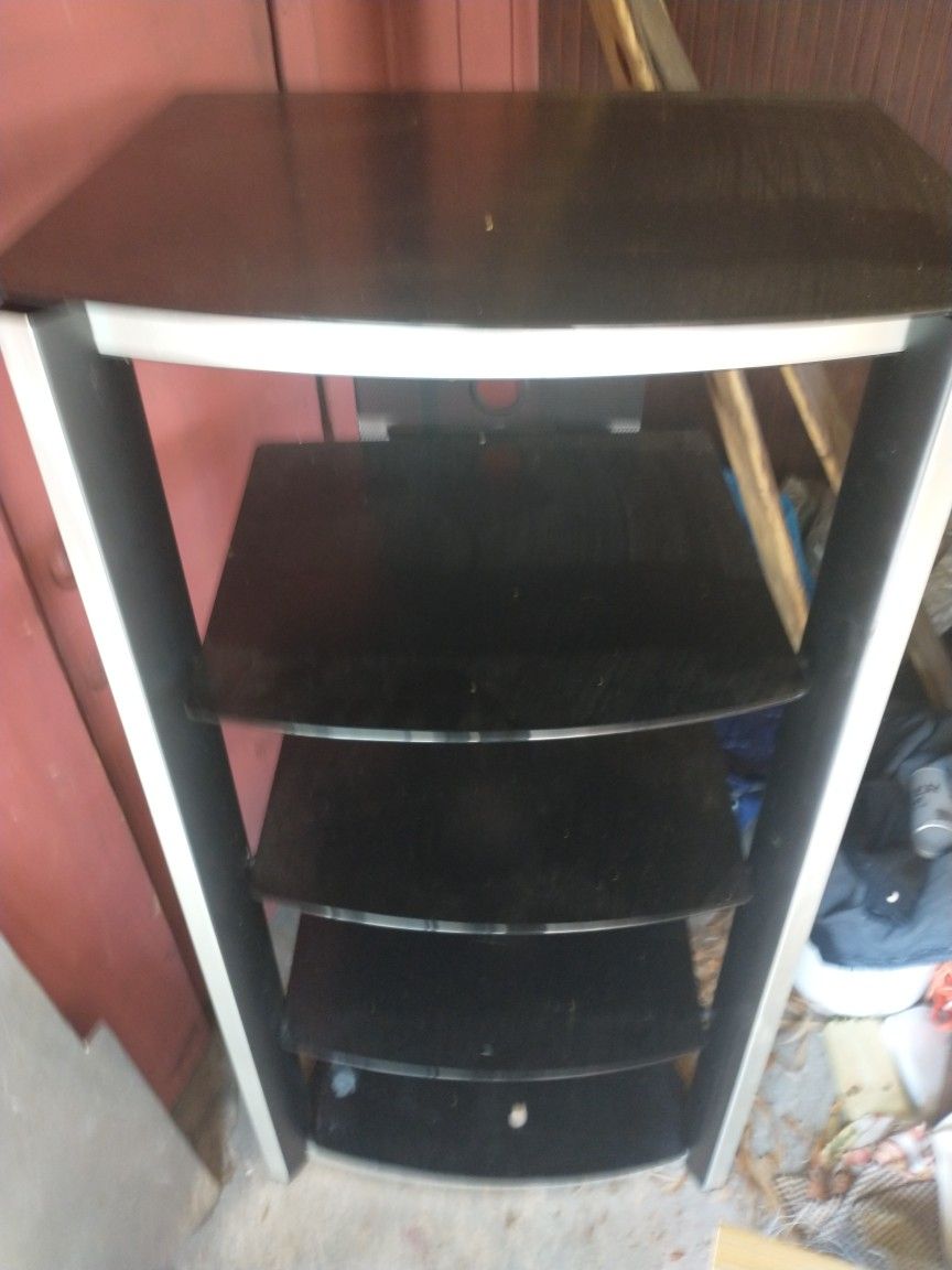 Metal And Glass Shelf $50