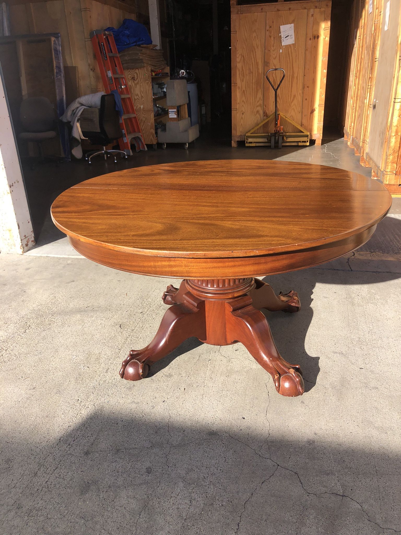 Cherry Wood Table + 4 Dining Chairs