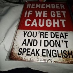 Man Cave Metal Signs