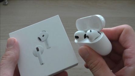 Open Box AirPods 4 with Receipt and Original Box