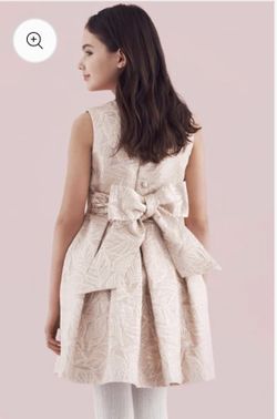 Oscar de la Renta Jacquard Party Dress - size 4Y