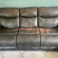 Two Recliner Couches