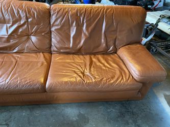 Leather sofa