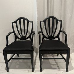 Real Solid Wood Well Made Accent Armchairs
