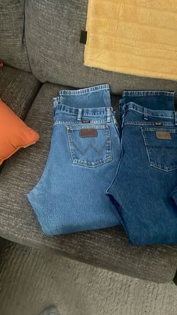 3 pair of Wrangler jeans 38/30
