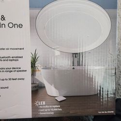 Bath Fan And Speaker In One