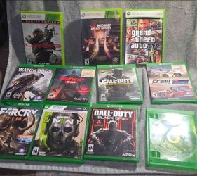 Xbox one and 360 games