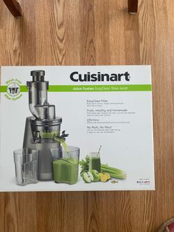 Cuisinart Silver and Green Juice Fusion EasyClean Slow Juicer CSJ-300