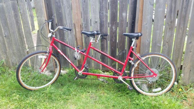 Huffy savannah tandem bike sale